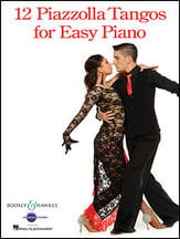 12 Piazzolla Tangos for Easy Piano piano sheet music cover